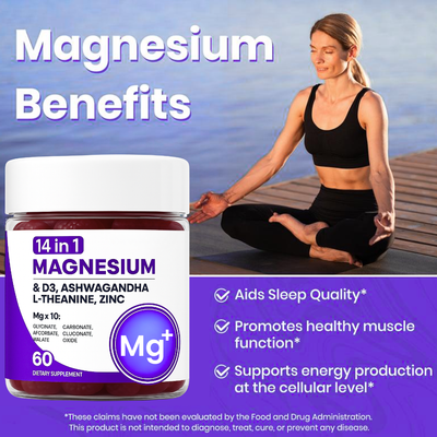 14-in-1 Deep Calm Magnesium Gummies