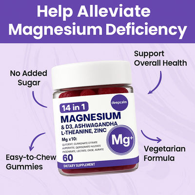 14-in-1 Deep Calm Magnesium Gummies