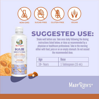 Hair Growth Max Liposomal + Lustriva