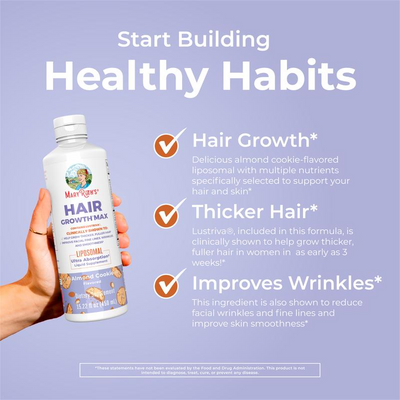 Hair Growth Max Liposomal + Lustriva